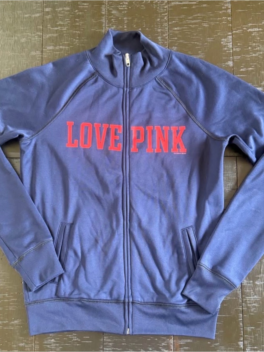 Love pink u of a zip up